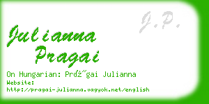 julianna pragai business card